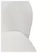 Dining Studio Ivory Upholstered Dining Chair with Casters