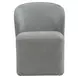 Dining Studio Sapphire Upholstered Dining Chair with Casters