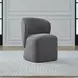 Dining Studio Sapphire Upholstered Dining Chair with Casters