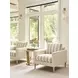 Sunset Key Marcella Beige Upholstered Accent Chair