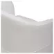 Dining Studio Ivory Upholstered Dining Arm Chair with Casters