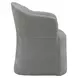 Dining Studio Sapphire Upholstered Dining Arm Chair with Casters