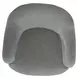 Dining Studio Sapphire Upholstered Dining Arm Chair with Casters