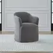 Dining Studio Sapphire Upholstered Dining Arm Chair with Casters