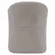 Dining Studio Truffle Upholstered Dining Arm Chair with Casters
