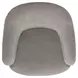 Dining Studio Truffle Upholstered Dining Arm Chair with Casters