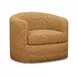 Ocean Club Kava Orange Upholstered Swivel Chair