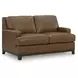 Gambellara Amber Leather Living Room Set with Nailhead Trim