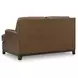 Gambellara Amber Leather Living Room Set with Nailhead Trim