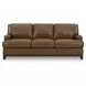 Gambellara Amber Leather Living Room Set with Nailhead Trim