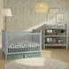 Modern Nursery Light Gray Changing Table