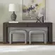 Cascade Falls Satin Espresso 100" Extendable Rectangular Dining Table
