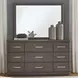 Cascade Falls Satin Espresso 9 Drawer Dresser with Mirror