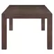 Cascade Falls Satin Espresso 100" Extendable Rectangular Dining Table