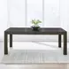 Cascade Falls Satin Espresso 100" Extendable Rectangular Dining Table