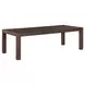 Cascade Falls Satin Espresso 100" Extendable Rectangular Dining Table