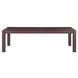Cascade Falls Satin Espresso 100" Extendable Rectangular Dining Table