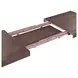 Cascade Falls Satin Espresso 100" Extendable Rectangular Dining Table