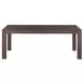 Cascade Falls Satin Espresso 100" Extendable Rectangular Dining Table
