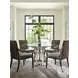 Ariana Platinum Stainless Riviera 60" Dining Table