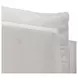 Dining Studio Ivory Upholstered Pillowtop Dining Side Chair with Casters