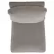 Dining Studio Truffle Upholstered Pillowtop Dining Side Chair with Casters
