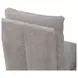 Dining Studio Truffle Upholstered Pillowtop Dining Side Chair with Casters