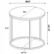 Lainey Grey And Gunmetal End Table