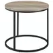Lainey Distressed Pine Round End Table