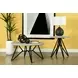 Hadi Cement And Gunmetal End Table