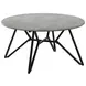 Hadi Cement And Gunmetal Coffee Table