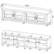 Sachin Dark Pine TV Console