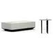 Madera Opal Ash and Modern Walnut Plinth Occasional Table Set