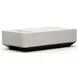 Madera Opal Ash and Modern Walnut Rectangular Marble Top Plinth Cocktail Table