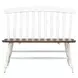 Al Fresco Graphite and Whitestone 42" Dining Bench