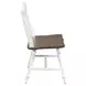 Al Fresco Graphite and Whitestone 42" Dining Bench