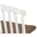 Al Fresco Graphite and Whitestone 42" Dining Bench