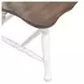 Al Fresco Graphite and Whitestone 42" Dining Bench