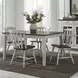 Garden Terrace Graphite and Whitestone 5 Piece Dining Set