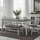 Garden Terrace Graphite and Whitestone 6 Piece Dining Set