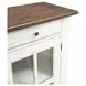 Al Fresco Graphite and Whitestone 2 Glass Door Server