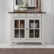 Al Fresco Graphite and Whitestone 2 Glass Door Server