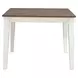 Al Fresco Graphite and Whitestone 74" Extendable Rectangular Dining Table
