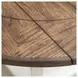 Al Fresco Graphite and Whitestone 42" Drop Leaf Round Dining Table