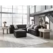 ModMax II Black Leather 5 Piece Sectional