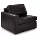 ModMax II Black Leather 3 Piece Modular 108" Sofa