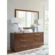 Rendezvous Walnut Rectangular Barnett Mirror