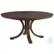 Rendezvous Walnut Round Extendable Warwick Dining Table