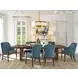 Lambeth Rendezvous Blue Upholstered Arm Chair
