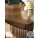 Rendezvous Walnut Double Pedestal Extendable Portman Dining Table